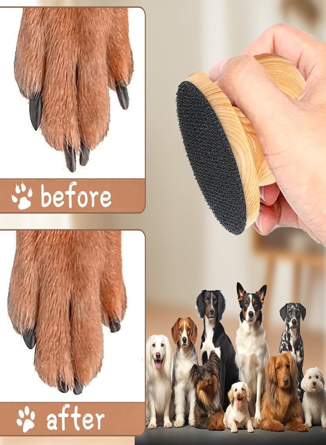 DAWZMR DAUNZMR Dog Nail File with 4 Pcs Replaceable Sandpaper, Nail Grinder Board for Dogs & Cats - Image 4